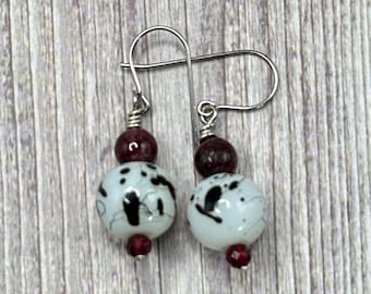 Rosalie Garnet earrings