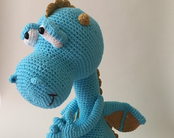 Crochet Dragon Soft Toy