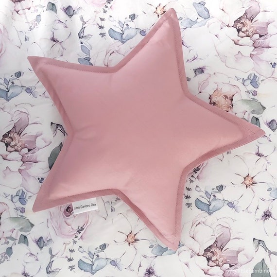 Dusty Pink Star Cushion Cotton Star 