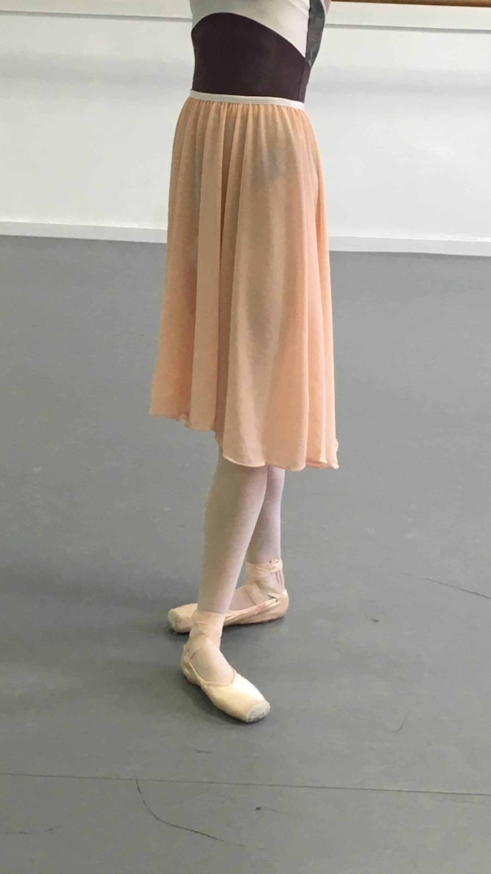 toi toi toi ballet high-low slip-on skirt! rehearsal, class, performance. blush. desiree style.