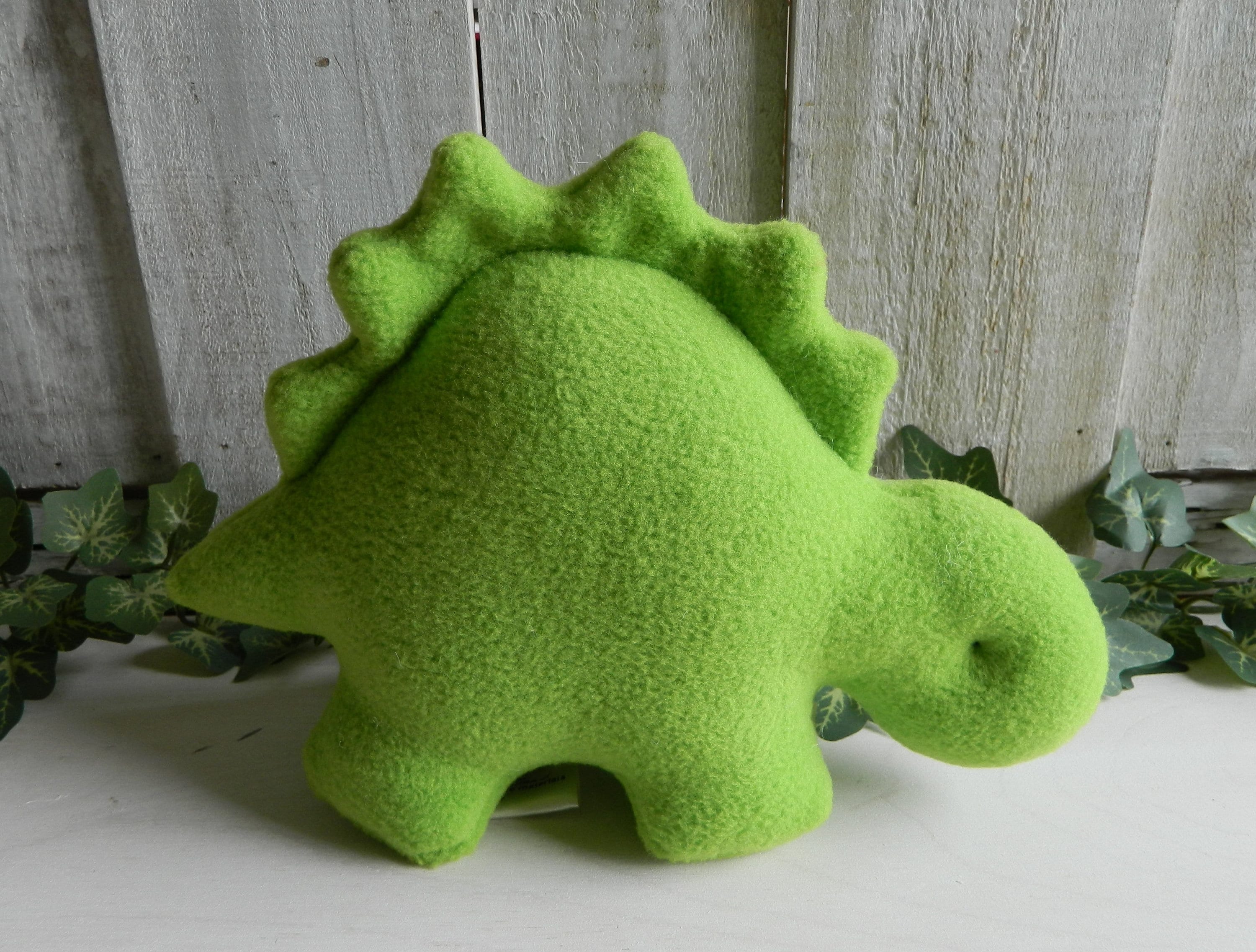 small stuffed dinosaur