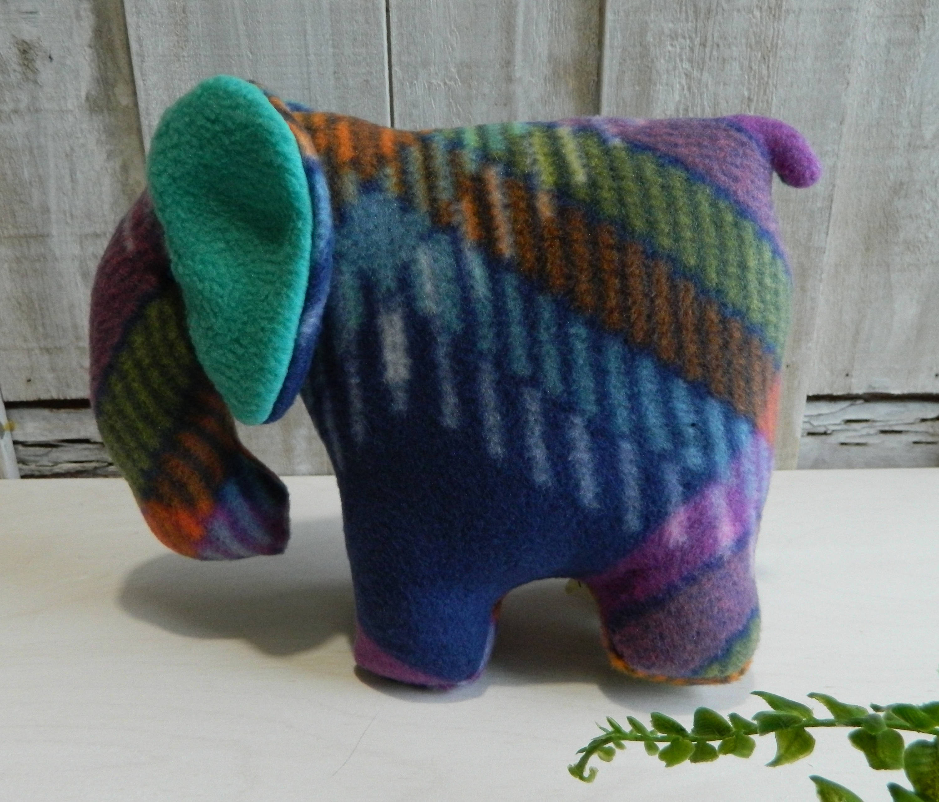 small stuffed elephant toy