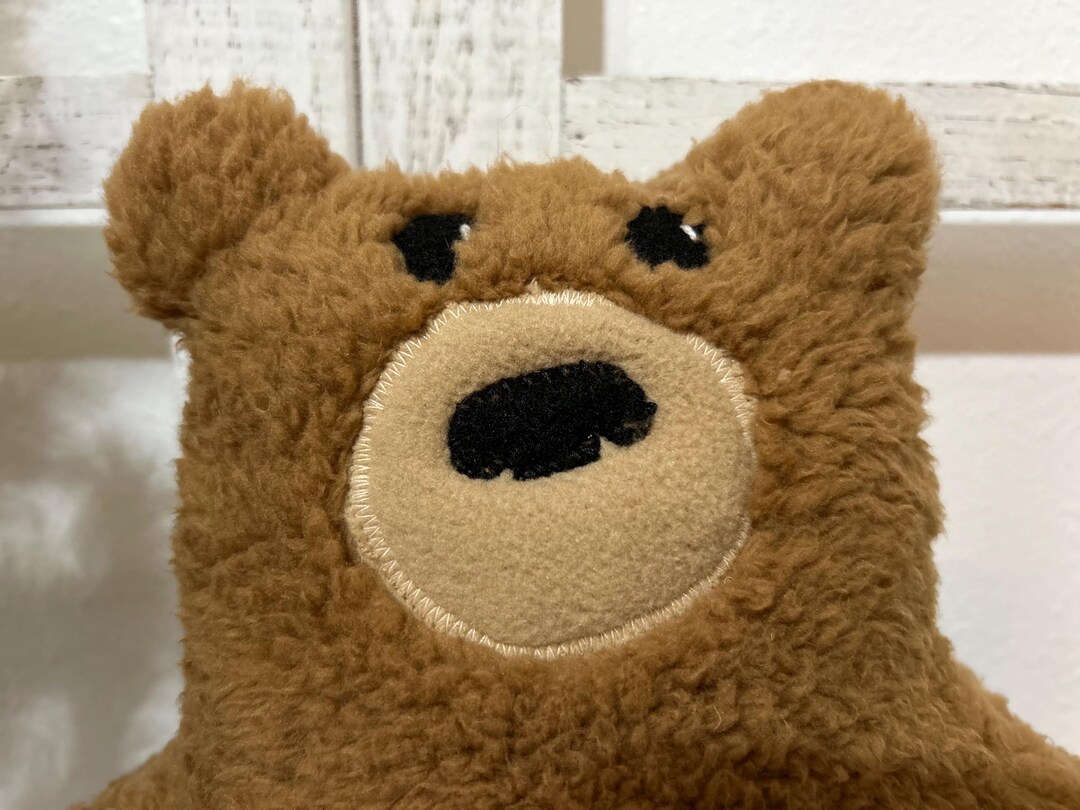 Rustic Plush Primitive Sherpa Bear Plush – Rustic Woodland Stuffed Animal, Cozy ...