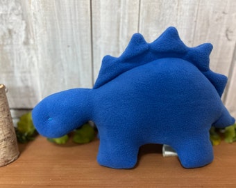 Stegosaurus stuffed plush dinosaur toy, baby shower gift, baby and toddler gift, nursery decor