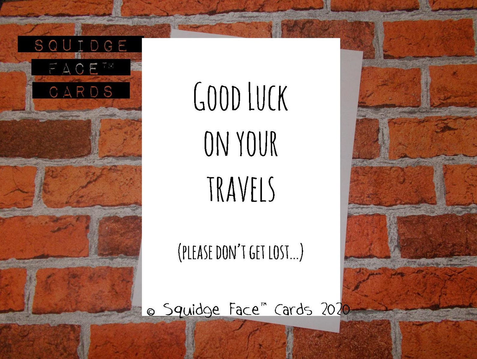 Good Luck Best Wishes Card. Good Luck on Your Travels please - Etsy