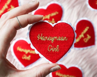 Bachelorette Iron on Patch / Honeymoon Girl Patch