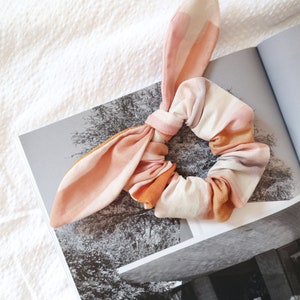 Terracotta Bow Scrunchie / Autumn Hair Accessory image 2