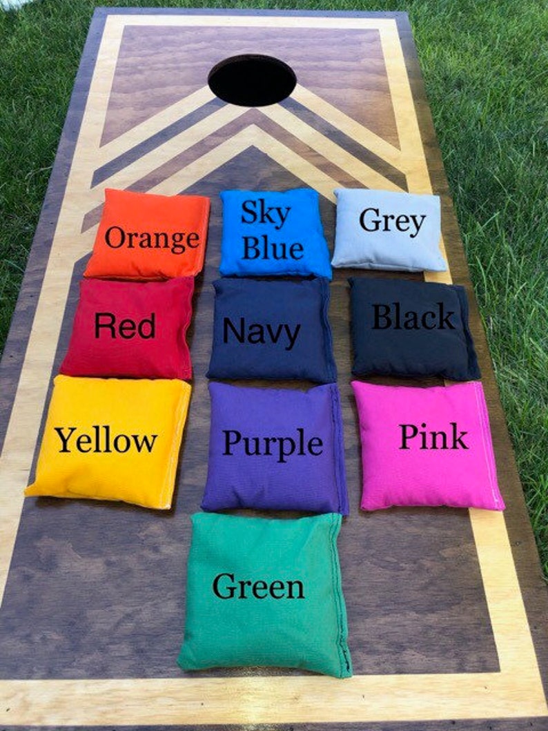 Custom Bean Bag Boards Cornhole Boards Retro Design with your state