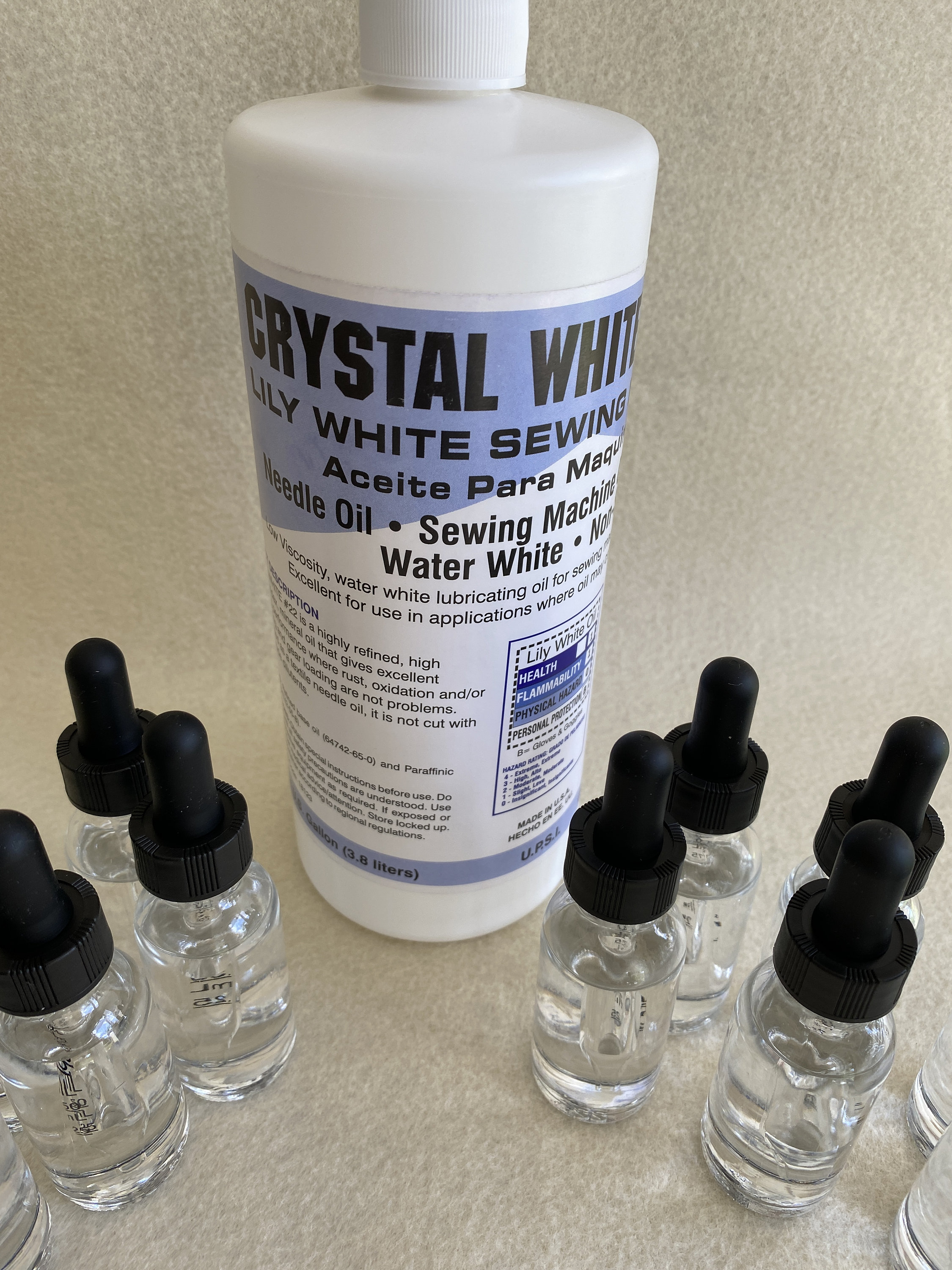 Lily White Sewing Machine Oil Crystal White No Stain 1 Etsy