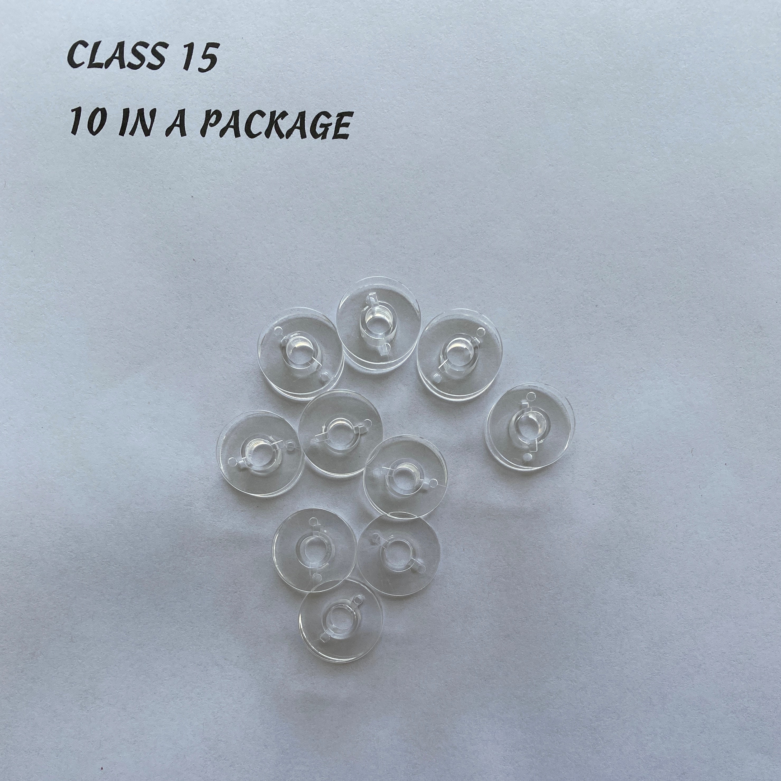 10 Pack Class 15 Bobbins #2518-A