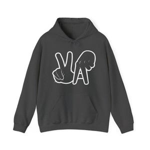 Virginia VA Hands Hoodie