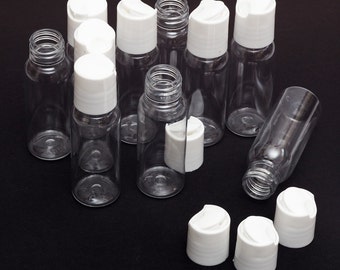 4 Oz Clear Glass Splash Bottle With Color Caps