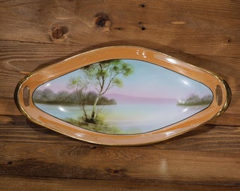 Bandeja para aipo vintage Noritake, fabricada no Japão.