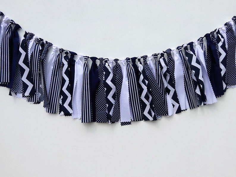 Baby Boy Nursery Decor High Chair Banner Nursery Garland Blue Garland Navy Nursery Decor Boy Baby Shower Boy First Birthday,