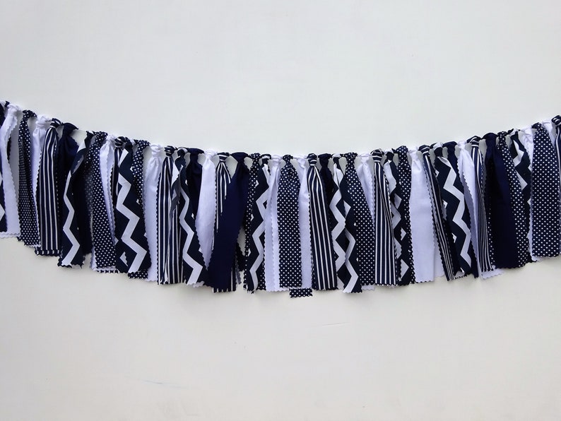 Baby Boy Nursery Decor High Chair Banner Nursery Garland Blue Garland Navy Nursery Decor Boy Baby Shower Boy First Birthday,