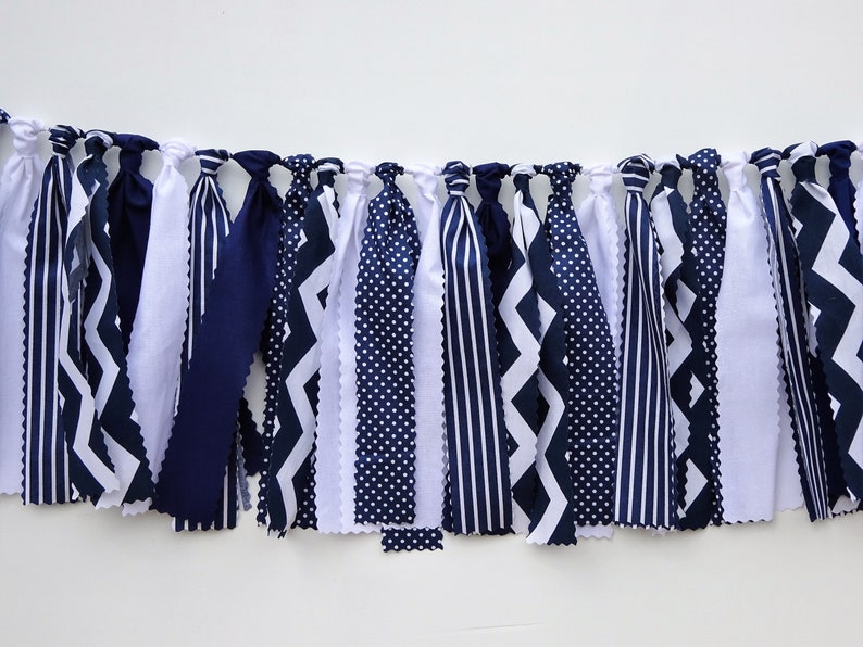 Baby Boy Nursery Decor High Chair Banner Nursery Garland Blue Garland Navy Nursery Decor Boy Baby Shower Boy First Birthday,