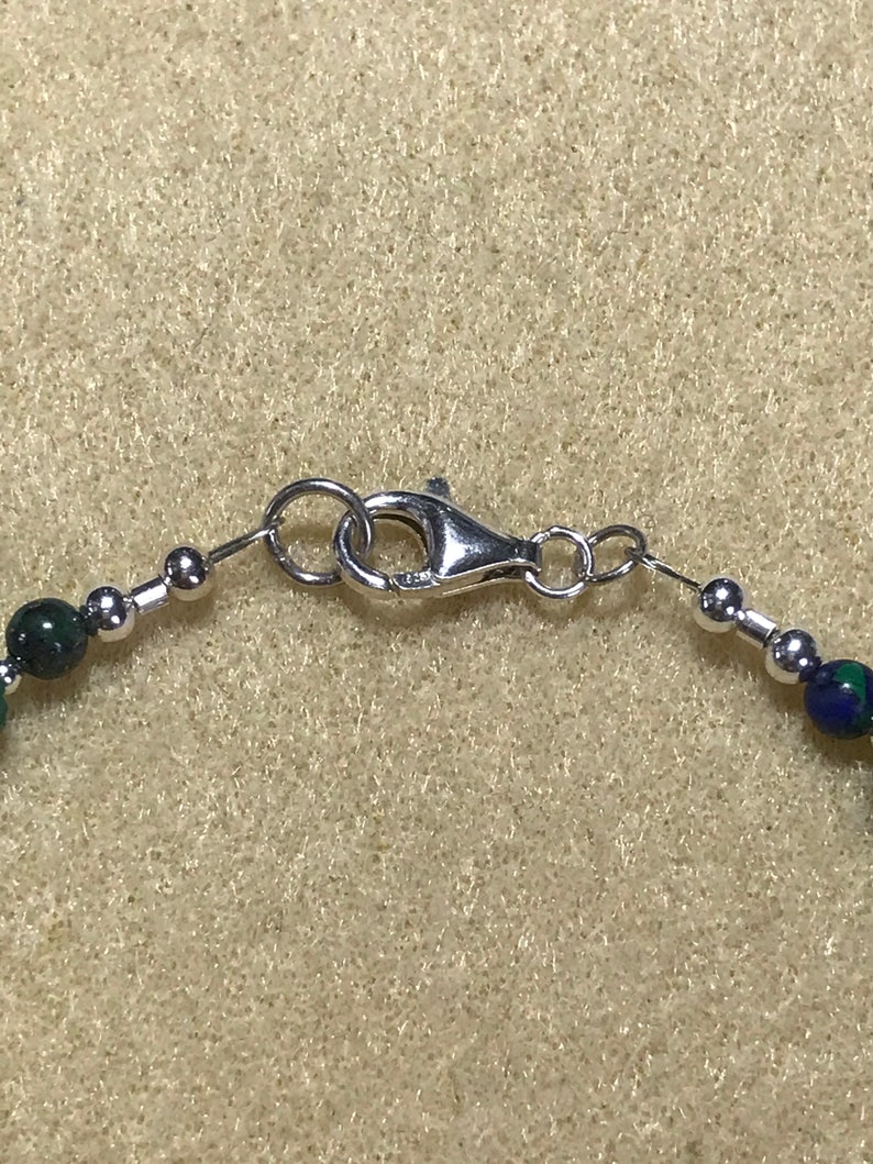 Azurite Bracelet Emerald