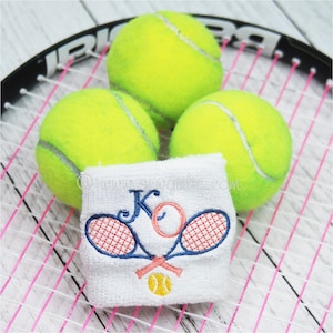 Personalized Preppy Monogrammed Tennis Wrist Bands/Tennis Bands/Personalized Accessory Bands/Tennis Gift/Tennis Captain Gift