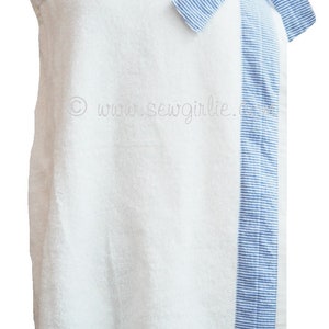 Preppy Monogrammed PLUS Size Bath Wrap/Towel Spa Wrap with Monogram/Women's Spa Wrap/ Women's Towel Wrap/Women's Shower Wrap image 10