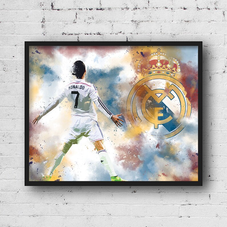 CRISTIANO RONALDO Real Madrid FC Wall Art Photo Print Poster A3 A4