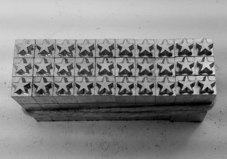 4 Letterpress Printing Metal Type Printer/'s Ornaments Borders Dingbats 30 x 12pt