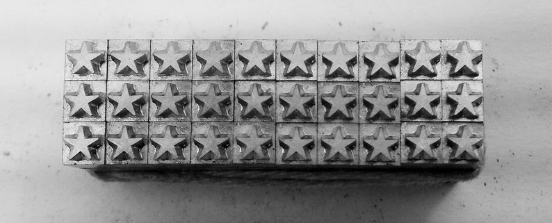 4 Letterpress Printing Metal Type Printer/'s Ornaments Borders Dingbats 30 x 12pt