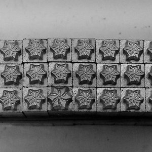 30 x 12pt [5] Printer&#39;s Ornaments / Borders / Dingbats, Letterpress Printing Metal Type