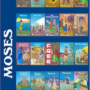 Moses / Exodus Bingo Game - Printable Download