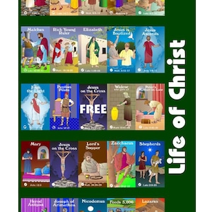 Life of Christ Bingo & Memory Game - Printable Download