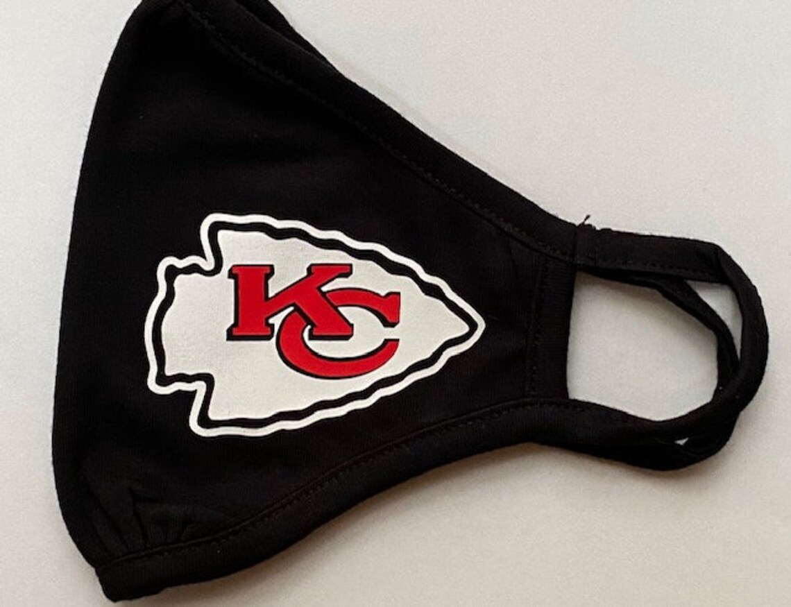 Kansas City Chiefs Face mask Etsy