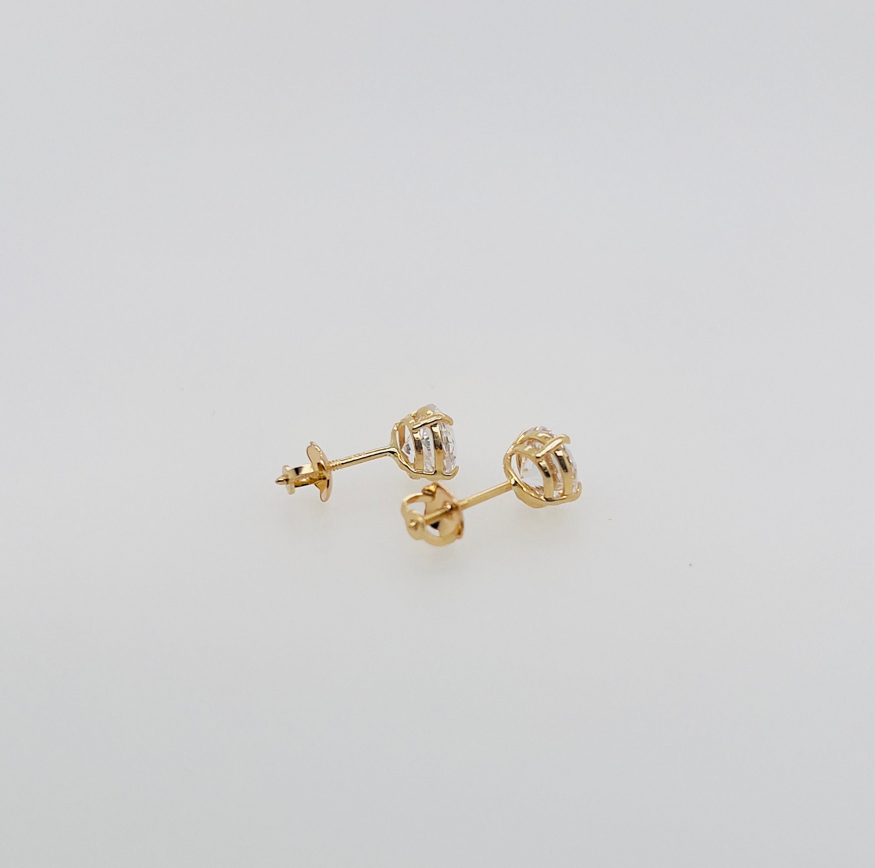 ASSCHER CUT GRA MOISSANIT OHRSTECKER 14K WEISSGOLD 1,50CT Mit