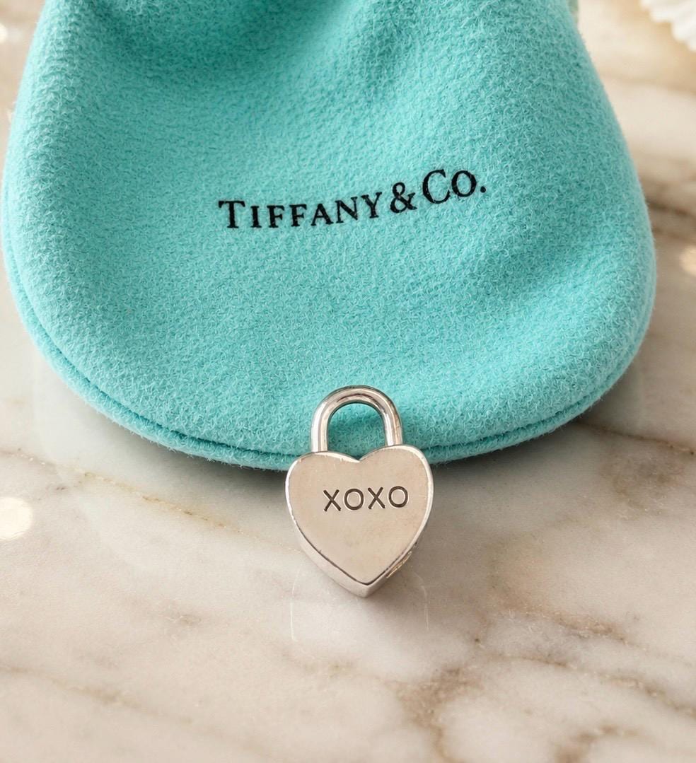 Tiffanys and co necklace heart lock - Etsy 日本