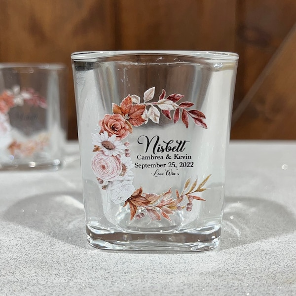 Personalized Shot Glasses Favors Etsy