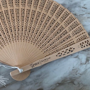 Personalized Wedding Fans, Engraved Wedding Fans, Personalized Wedding Favors, Custom Wedding Fans, Fans for Guests, Fan Party Favors
