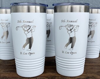 Laser Engraved Stainless Steel Tumbler: 20oz/30oz, Business Logo Gift