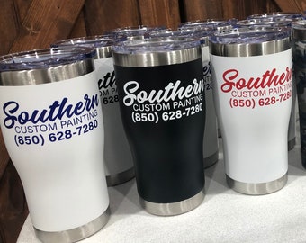 Company Logo Tumblers, Personalized Company Tumblers, Custom
