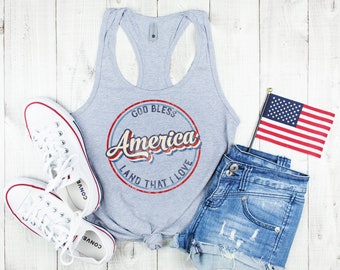 America Shirt - Land of the Free - Land that I Love - Fourth of July Shirt - 4th of July - Independence Day - USA Shirt - America Flag Shirt