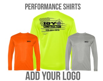 Long Sleeve Safety Shirts with Logo, Bulk Company Shirts, Constructions Shirts, High Visibility Shirts, Business Shirts, Workwear Shirts