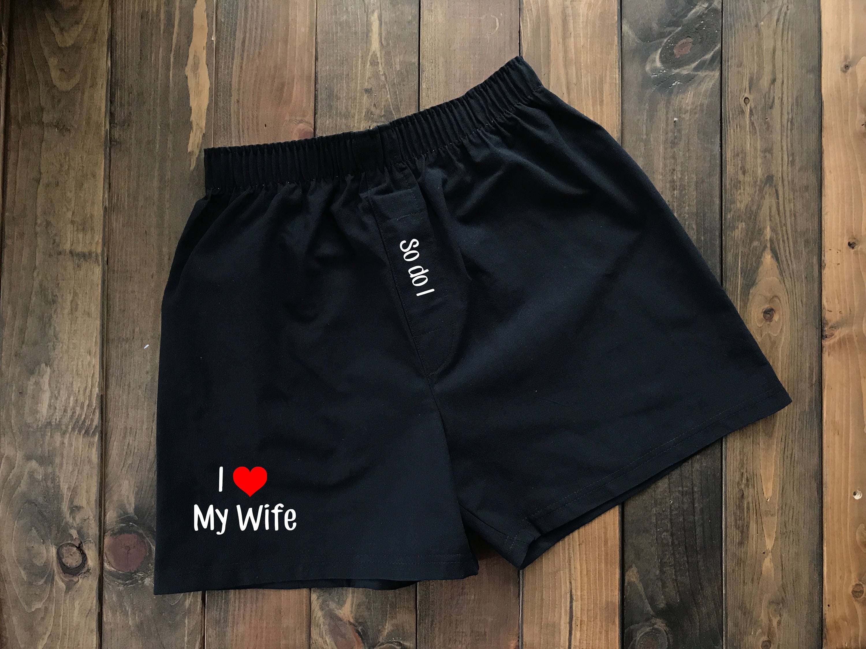 I Love My Wife Boxers Property of Boxers Funny Boxers Men's