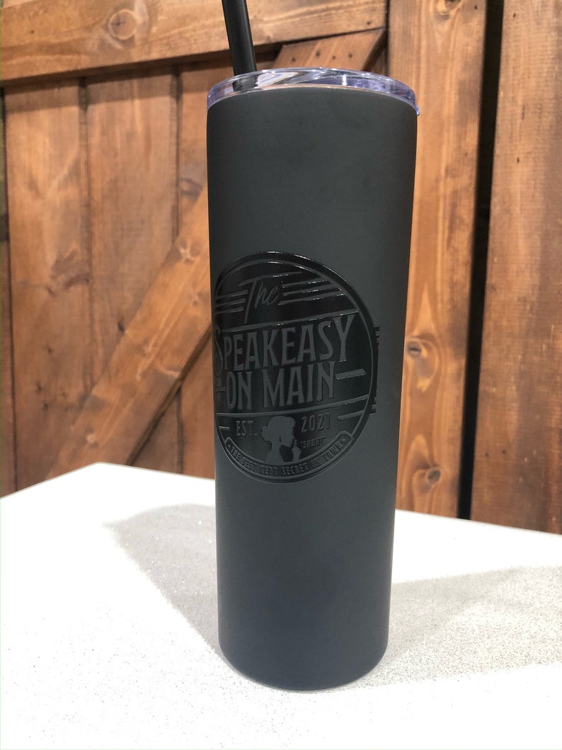 Matte Black Tumbler Custom Tumblers Personalized Tumblers Etsy