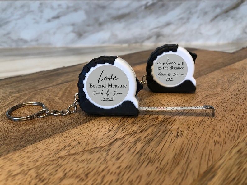 Wedding Favors for Guests, Wedding Favors, Party Favors, Measuring Tape Wedding Favor, Personalized Wedding Favor, Unique Wedding Favors image 1