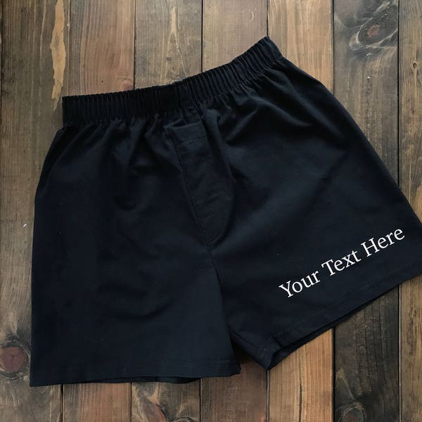 Custom Boxers - Your Text Here - Property Of Boxers  - Funny Boxers -  Men's Underwear  - Adult Underwear - Custom Boxers - Men's Boxers
