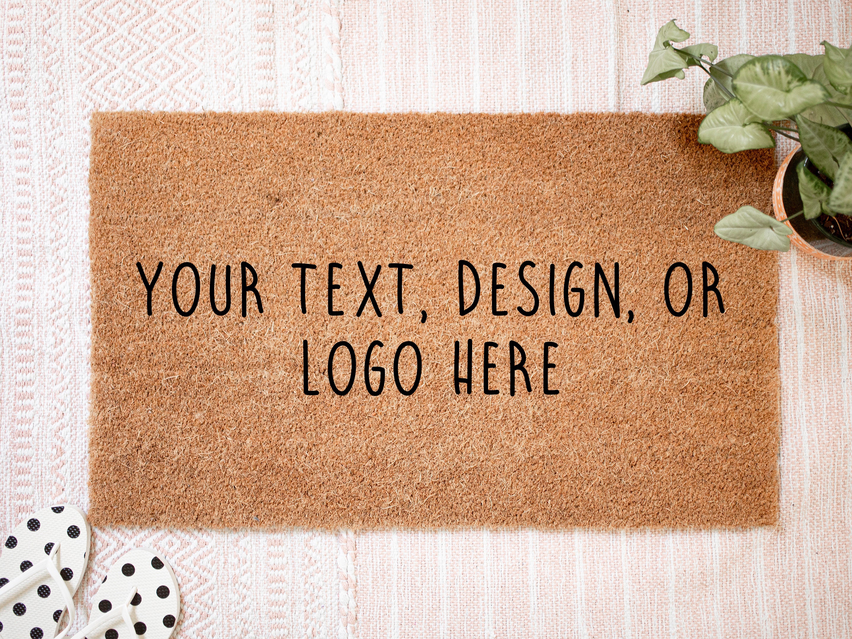 Personalized Rounded Door Mat - JetPrint