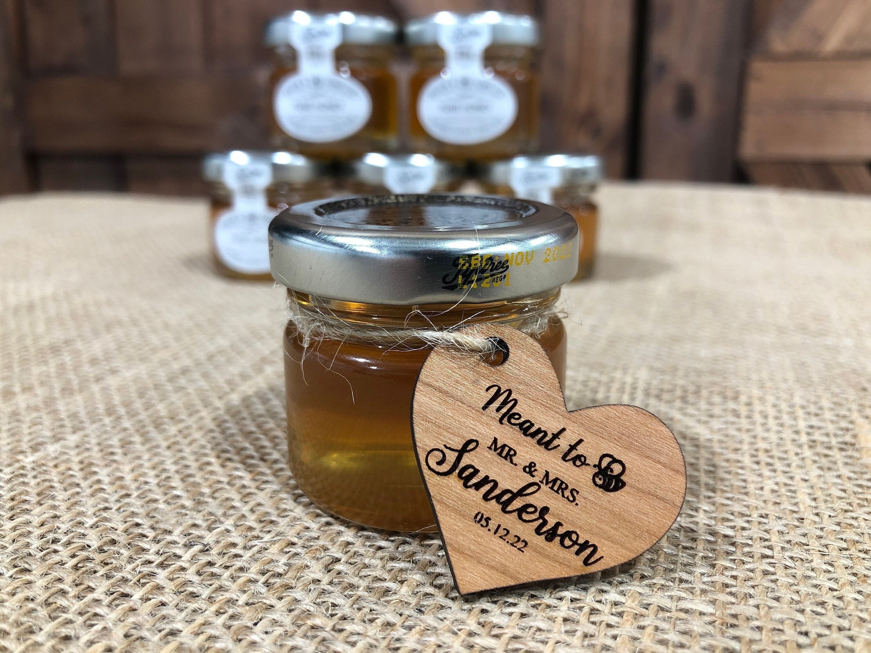 Honey Jar Wedding Favors Bridal Shower Favors Baby Shower Etsy