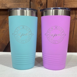 Laser Engraved Tumblers, Personalized Tumblers, Tumblers with Logo, Business Tumblers Bulk Tumblers, Wholesale Tumblers, Custom Travel Mugs