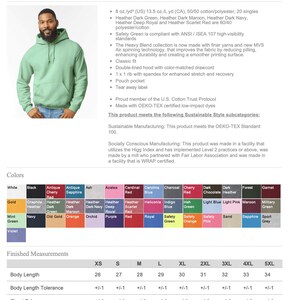 Safety Hoodies with Logo, Bulk Company Hooded Sweatshirts, Constructions Hoodies, High Visibility Hooded Jackets, Custom Hoodie image 2