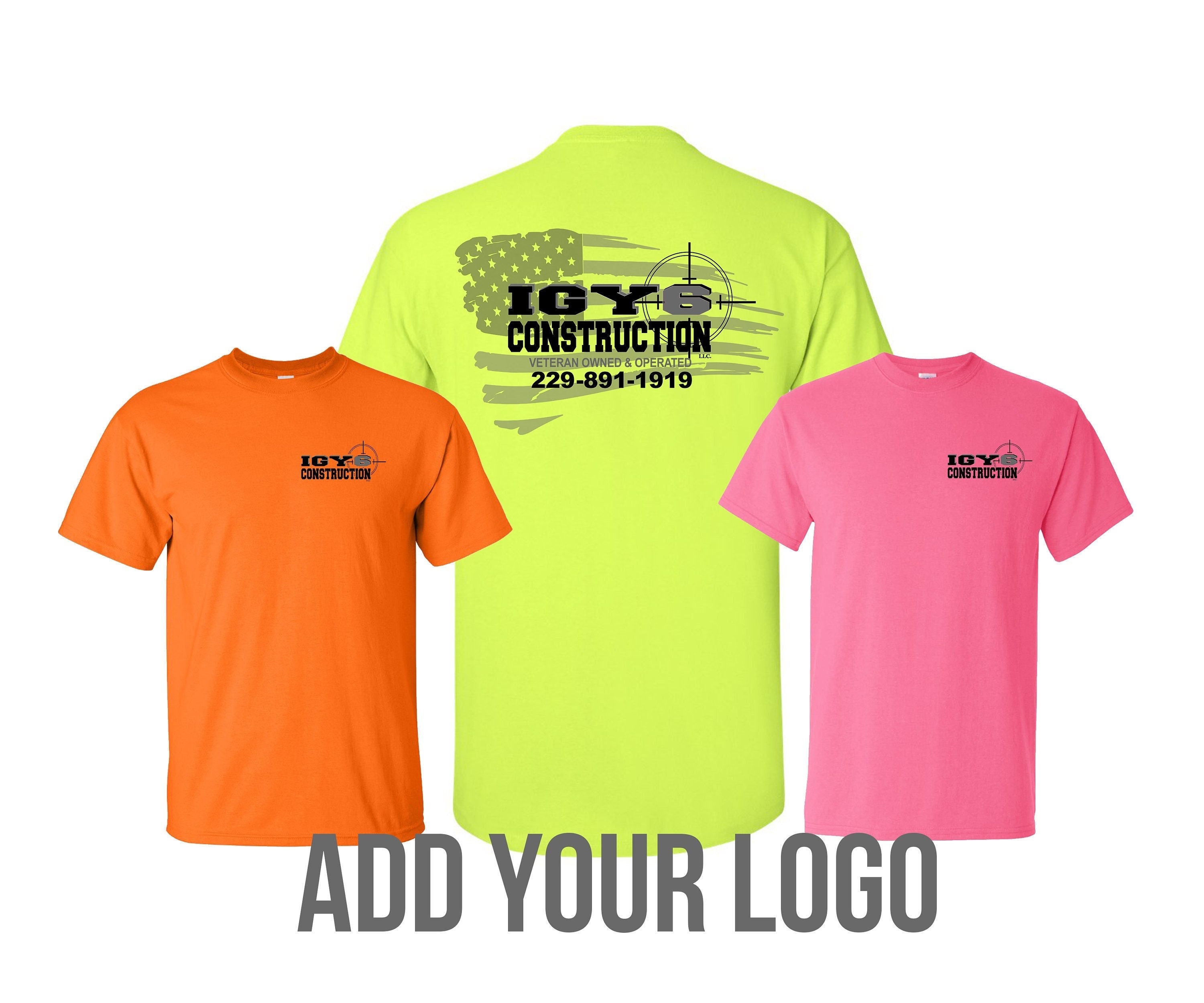 Custom Shirts With Logo Company Safety - Etsy