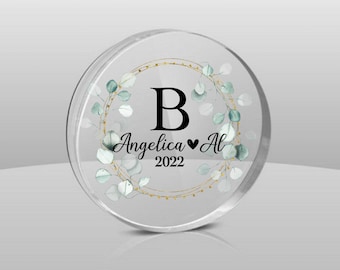 Personalized Wedding Favor, Bulk Wedding Favors, Acrylic Coasters Wedding, Personalized Coaster, Save The Date Favor, Custom Wedding Favors