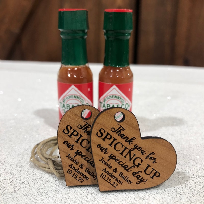 Hot Sauce Wedding Favors Etsy
