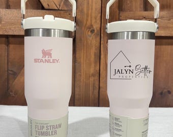 Custom Stanley Tumbler with Logo for Employees Clients Swag Closing Gifts New Business Gift Employee Appreciation Bulk Logo Corporate Gifts